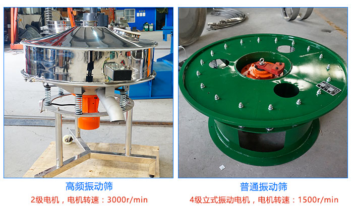 高頻振動篩和普通振動篩的區別